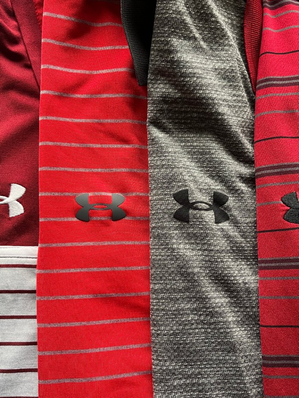 ⛳️ Under Armour Men’s Lot of 4 HeatGear Golf Polos L Multicolor Performance ⛳️